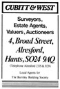 CUBITT & WEST [2] - Estate Agent