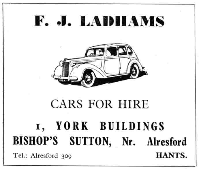 F. J. LADHAMS - Car Hire