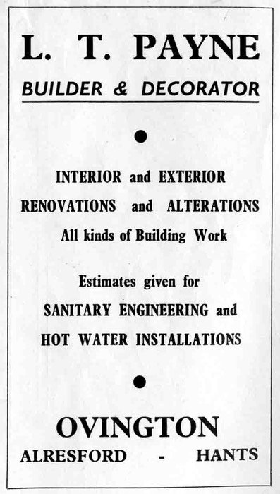 L. T. PAYNE - Builder & Decorator