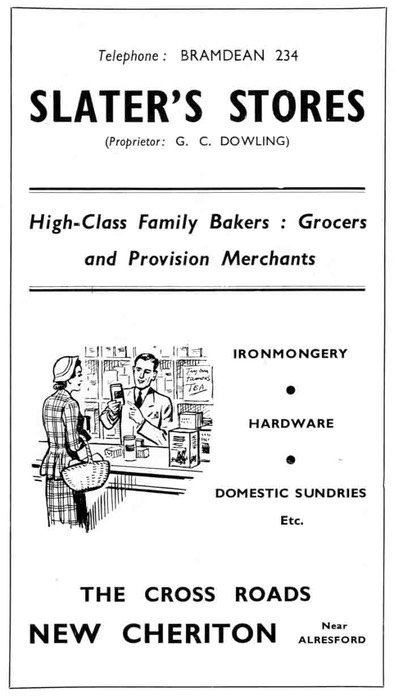 SLATER'S STORES - Grocer & Baker