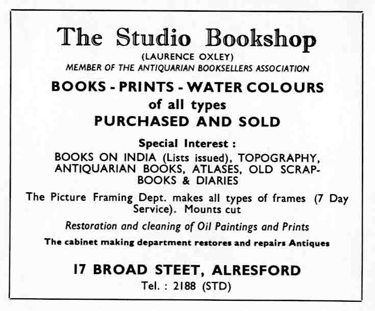 STUDIO BOOKSHOP (Laurence Oxley