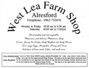 WEST LEA FARM SHOP