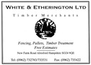 WHITE & ETHERINGTON - Timber Merchants