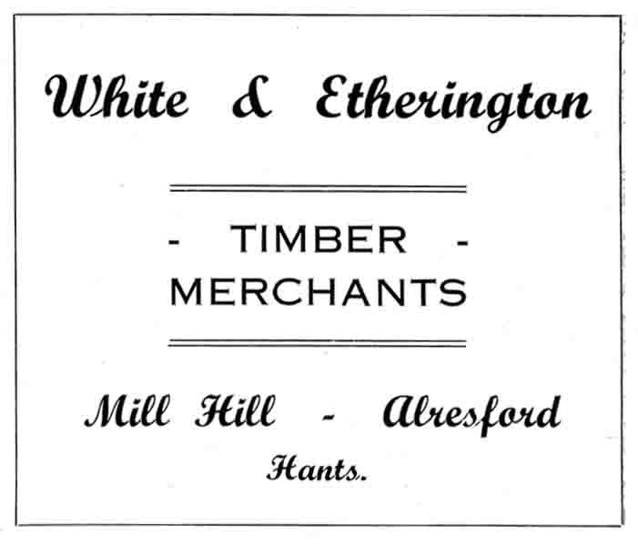 WHITE & ETHERINGTON - Timber Merchant